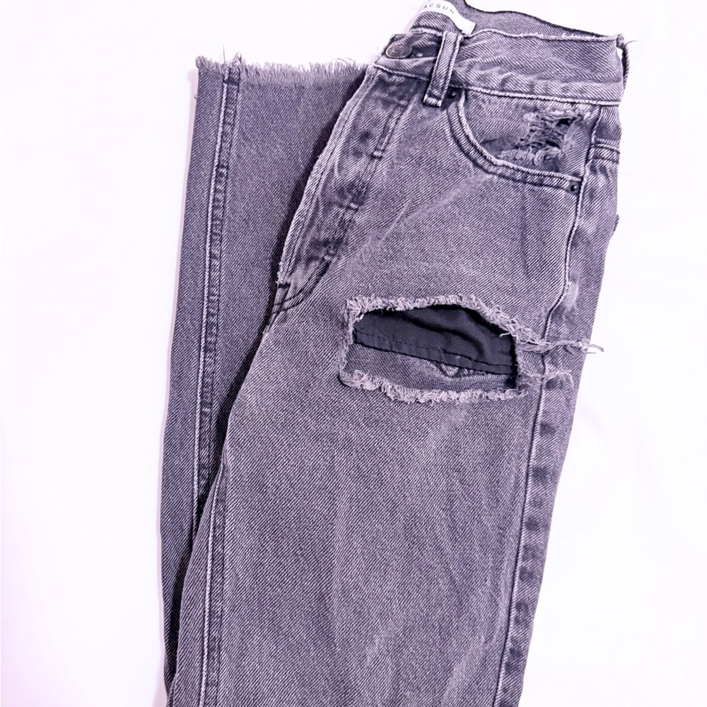 PacSun Gray Ankle Cropped Jeans